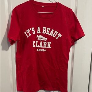 Clarks Red Graphic Tee